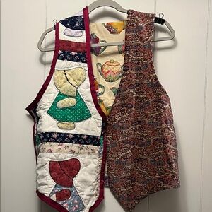 Quilt rework reversible  Vest